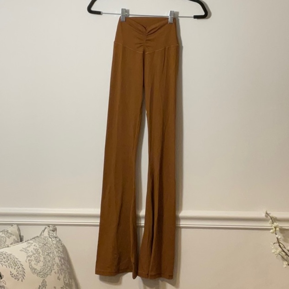Aerie Brown Flare Pants